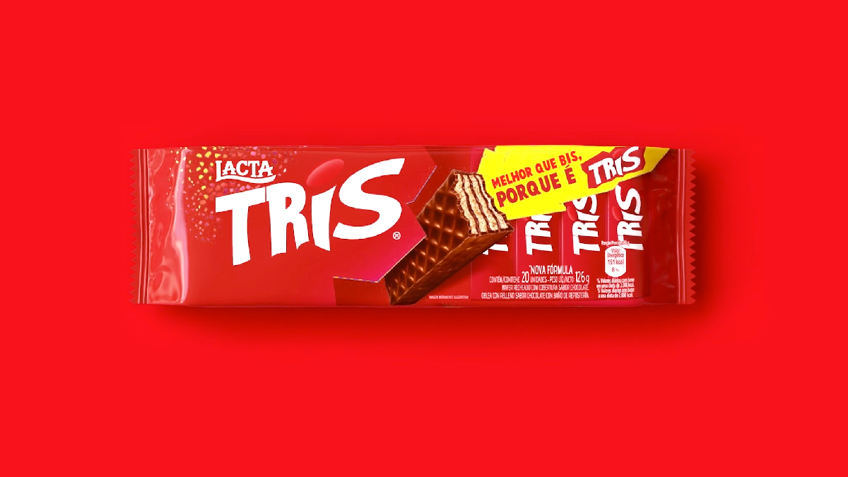 Lacta lança Tris, uma versão melhorada do Bis - Publicitários