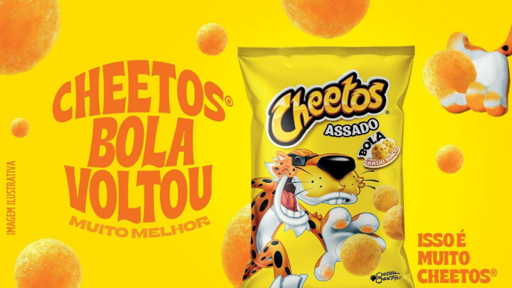 POV: você está emocionado com a volta de Cheetos® Bola e vai